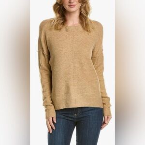 Vince Camuto Women’s Long Sleeve Oversized Tan Cozy Sweater Size Large